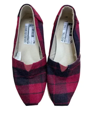 Shoes Flats By Toms In Red, Size: 7 toms