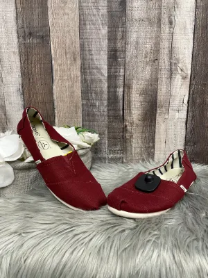 Shoes Flats By Toms In Red, Size: 7.5 toms