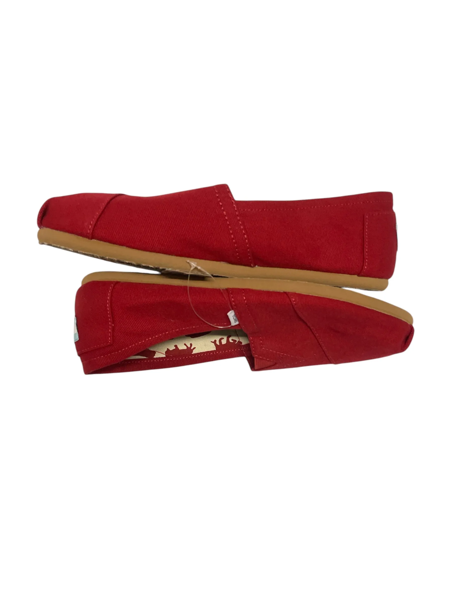 Shoes Flats By Toms In Red, Size: 8.5 toms