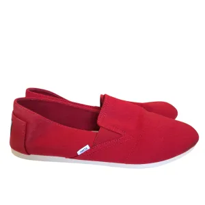 Shoes Flats By Toms In Red, Size:6.5 toms