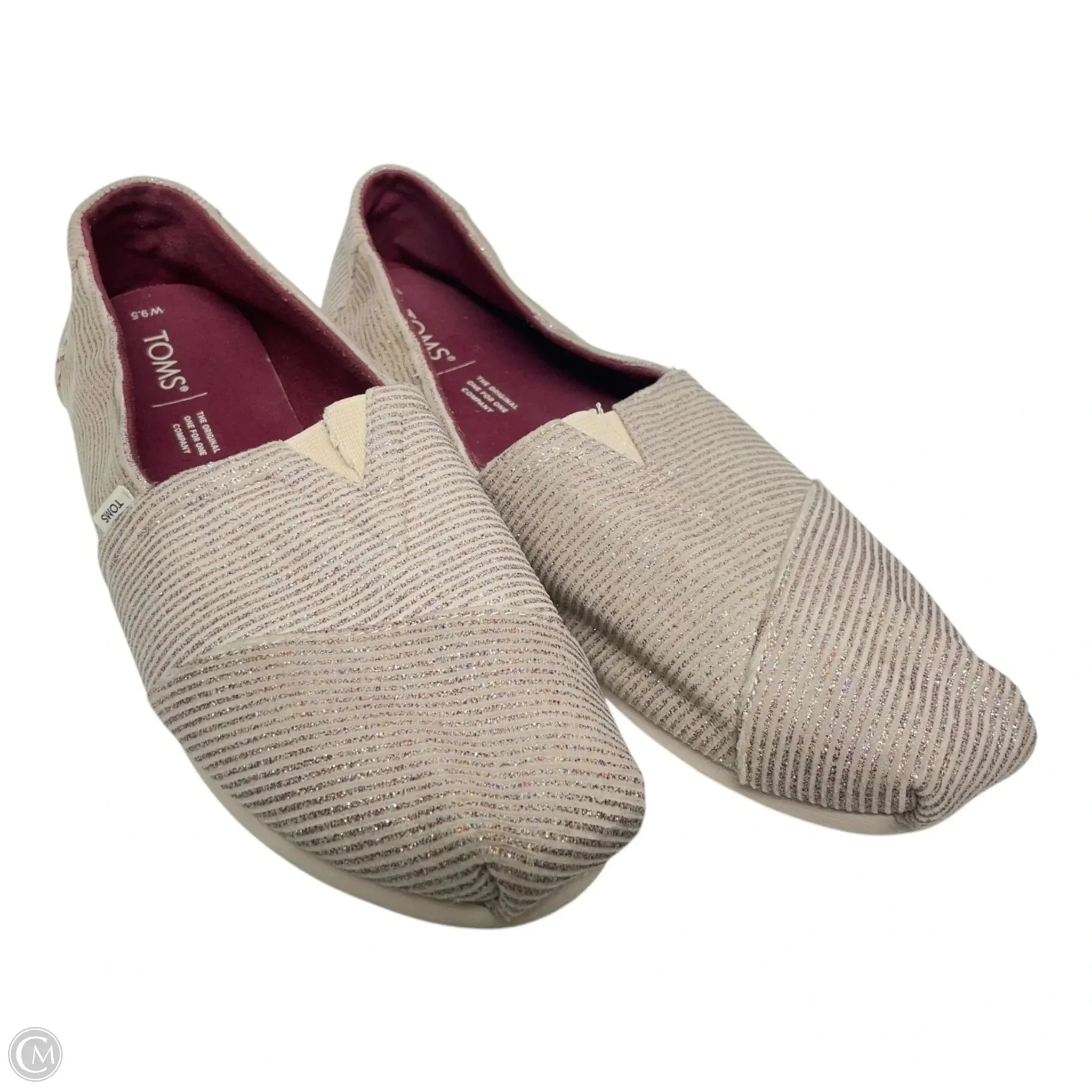 Shoes Flats By Toms In Rose Gold, Size: 9.5 toms