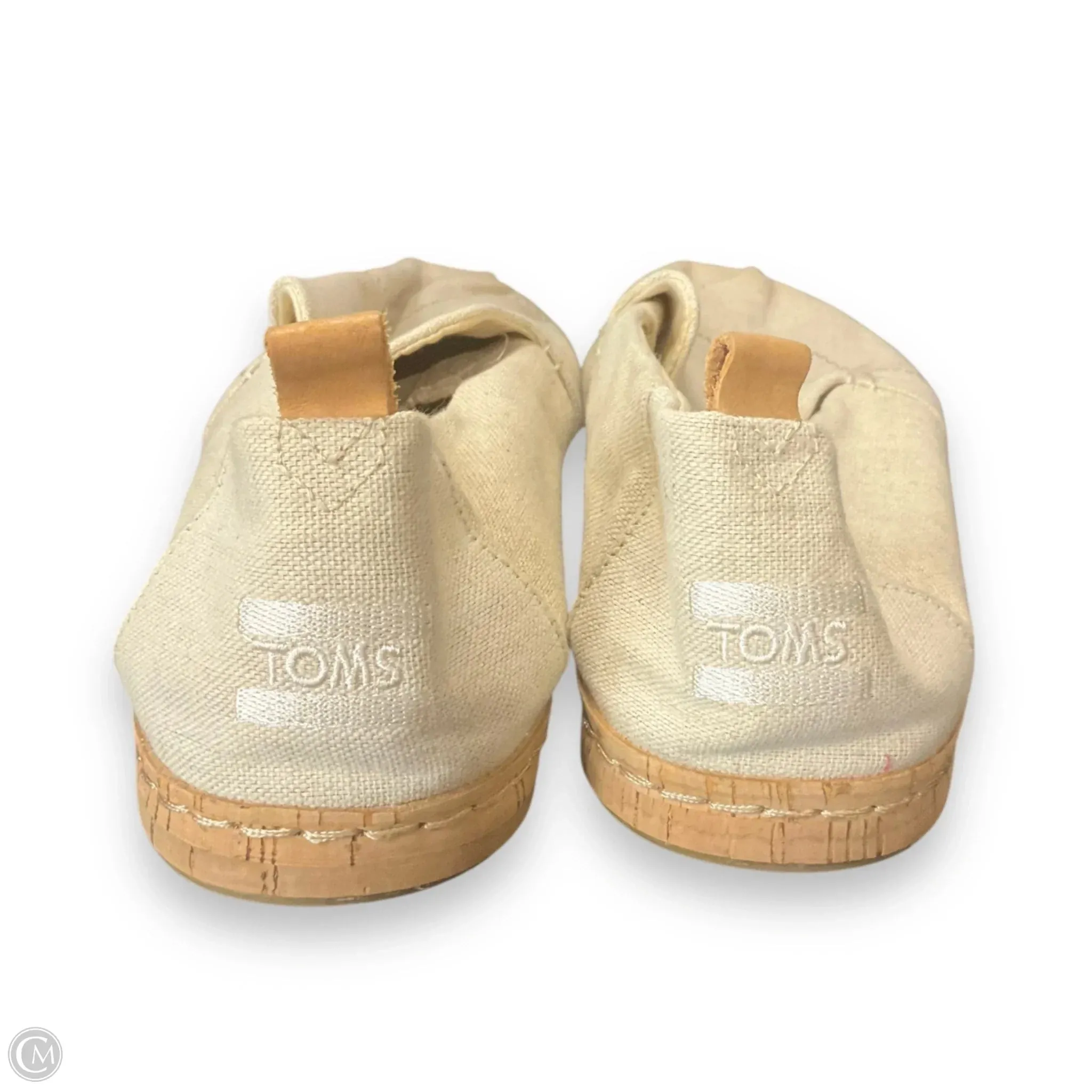 Shoes Flats By Toms In Tan, Size: 12 toms