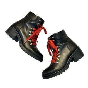 Shoes Heels Block By Steve Madden In Black & Red, Size: 8.5 steve madden