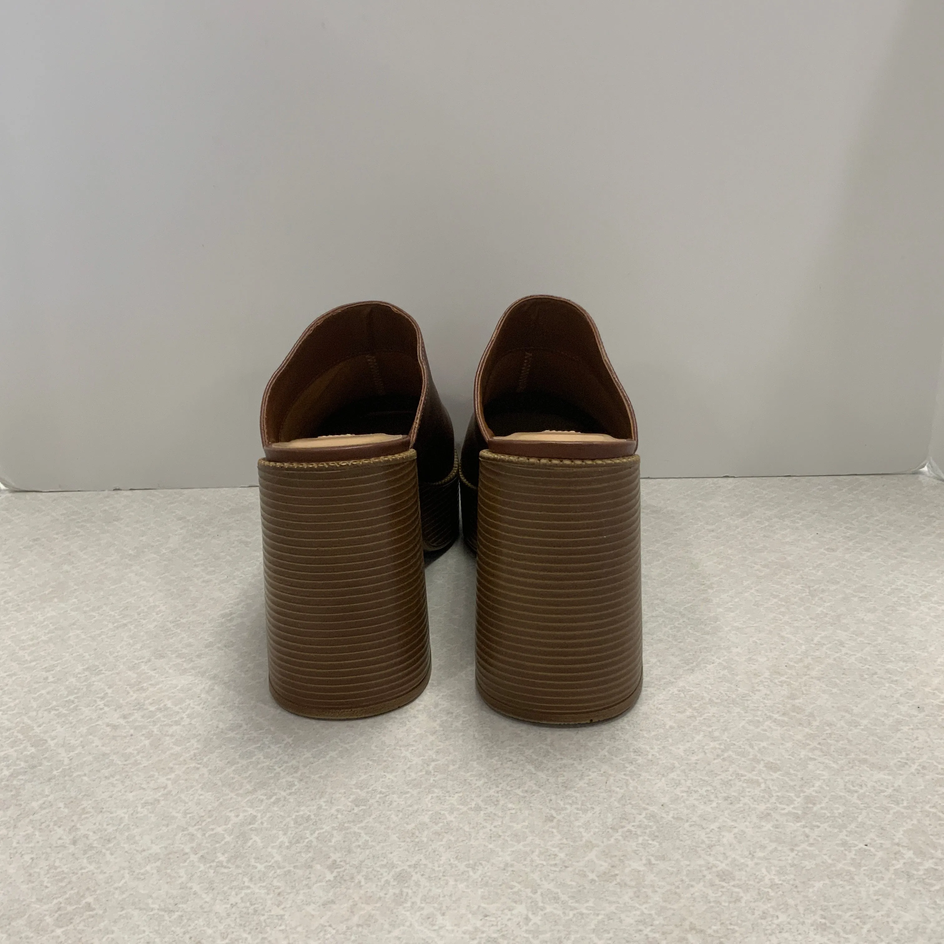 Shoes Heels Block By Steve Madden In Brown, Size: 10 steve madden