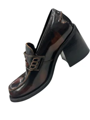 Shoes Heels Block By Steve Madden In Brown, Size: 8.5 steve madden