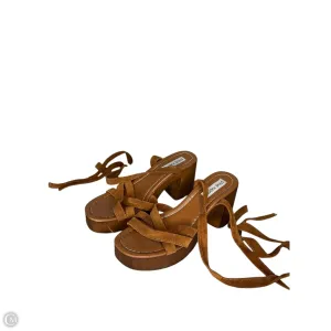 Shoes Heels Block By Steve Madden In Brown, Size: 9 steve madden