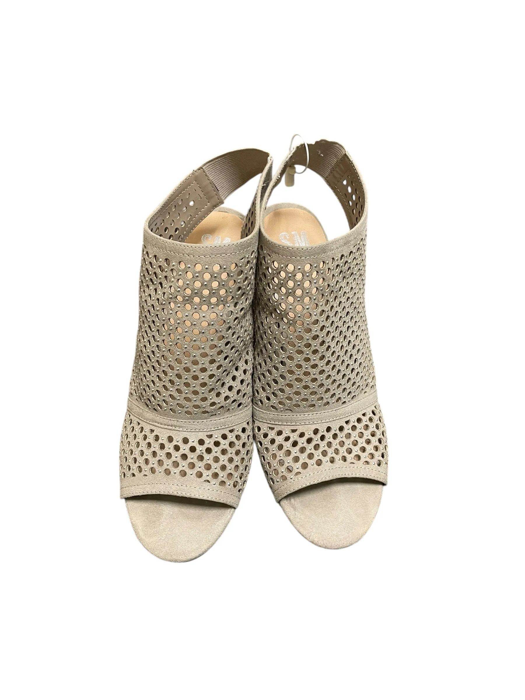 Shoes Heels Block By Steve Madden In Grey, Size: 9.5 steve madden