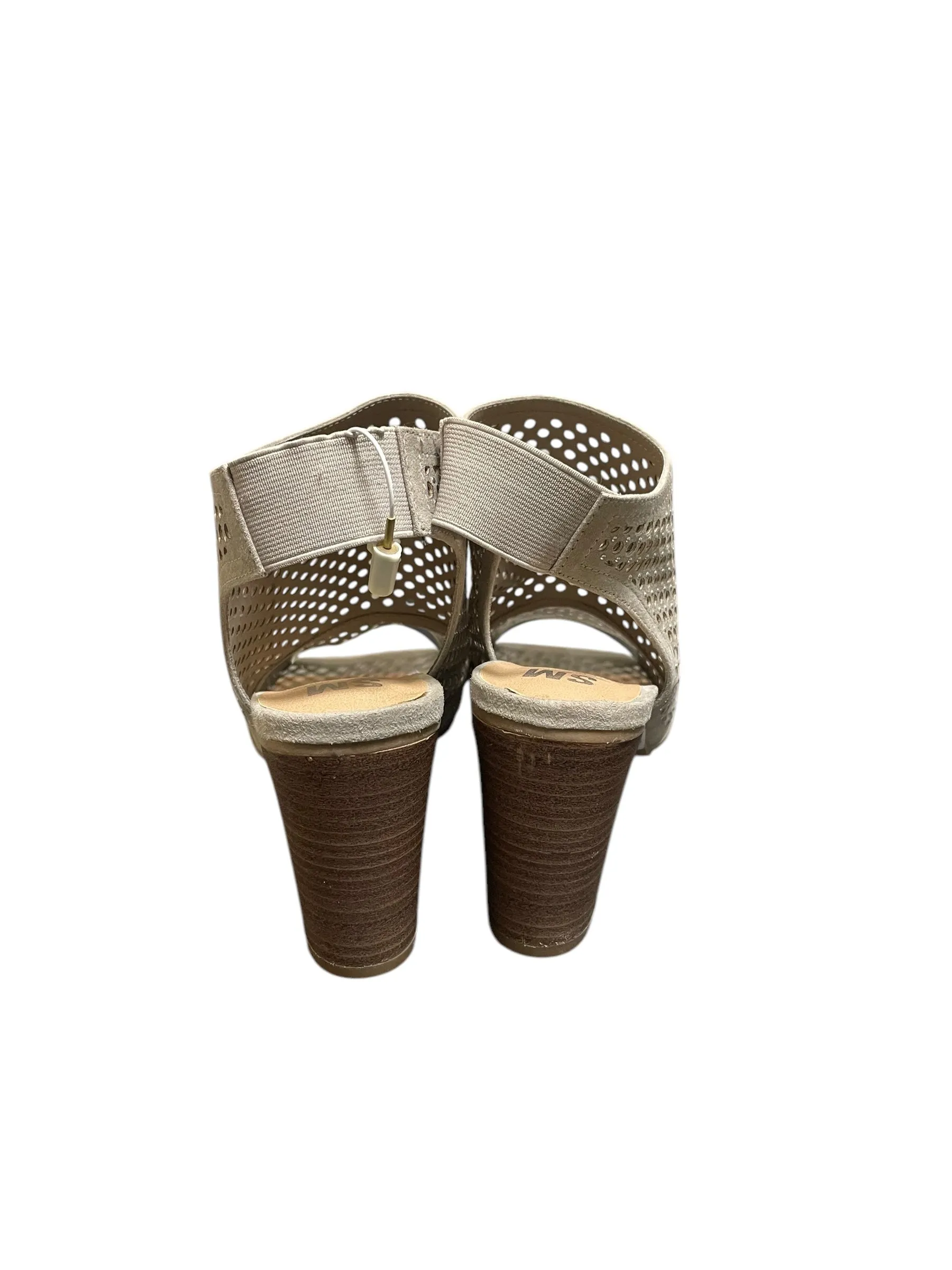 Shoes Heels Block By Steve Madden In Grey, Size: 9.5 steve madden