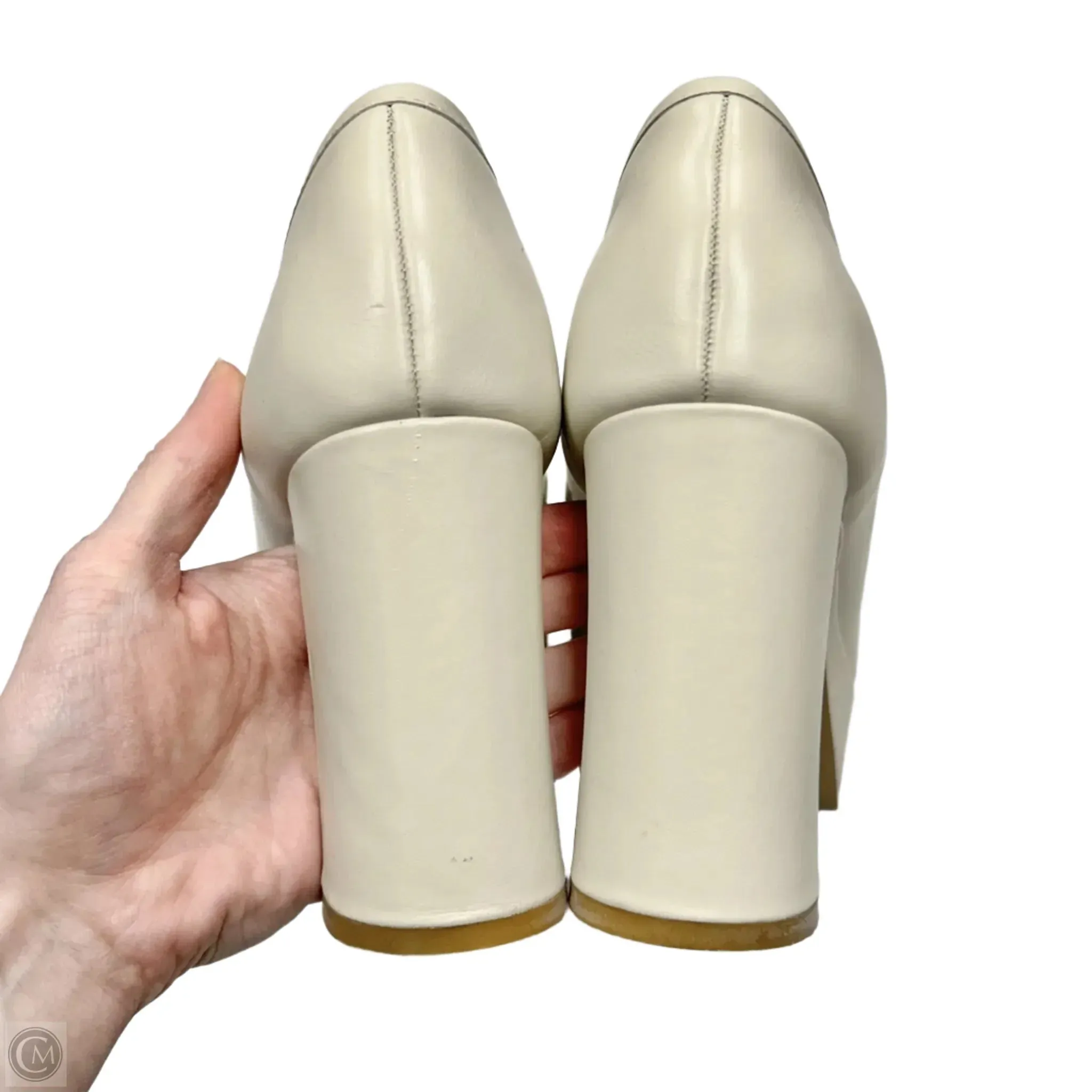 Shoes Heels Block By Steve Madden In Ivory, Size: 11 steve madden