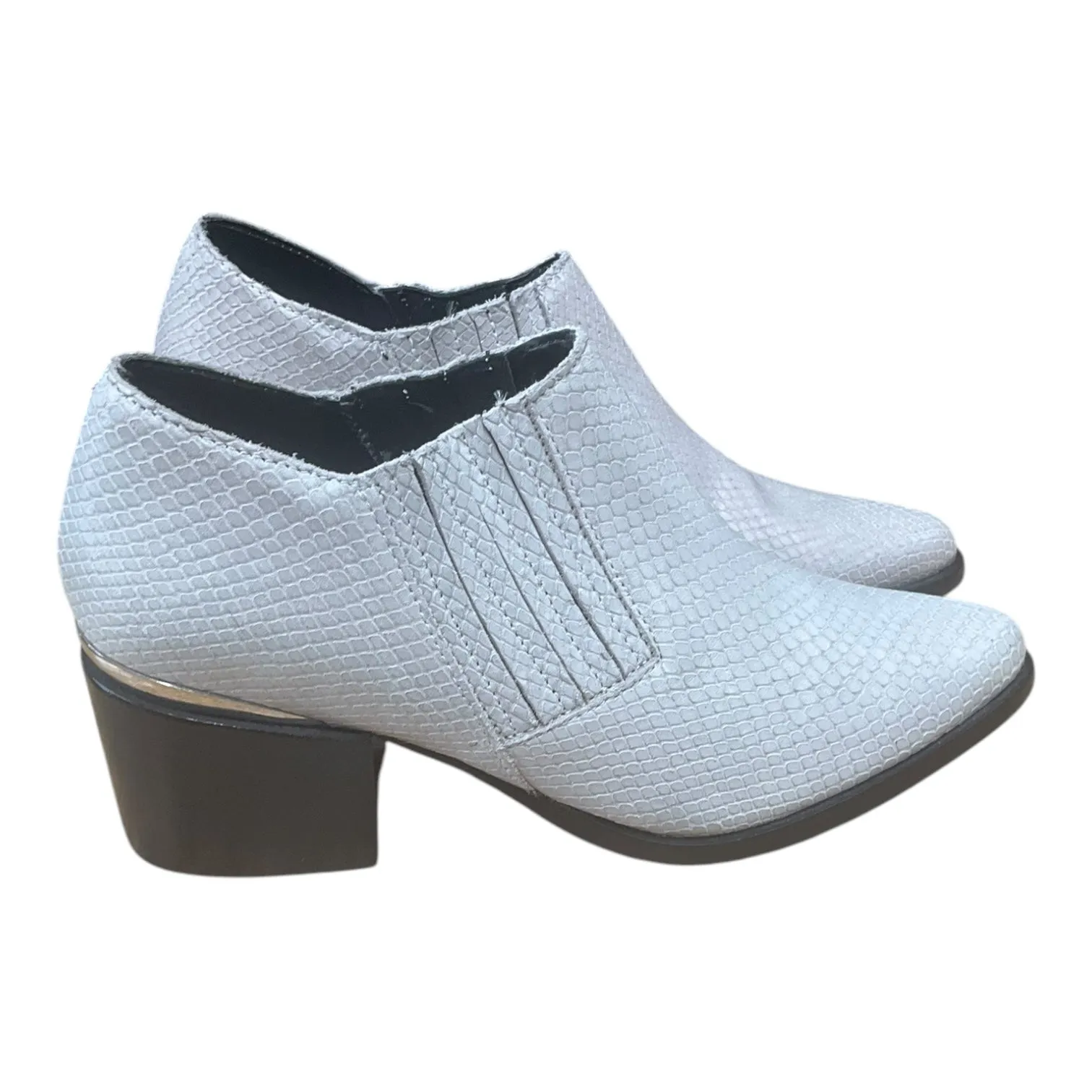 Shoes Heels Block By Steve Madden In Silver, Size: 8.5 steve madden