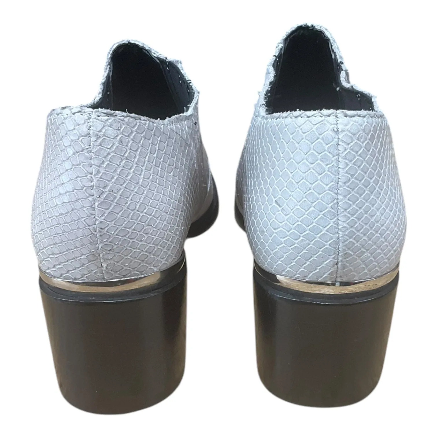 Shoes Heels Block By Steve Madden In Silver, Size: 8.5 steve madden