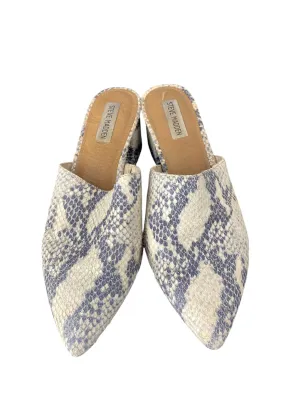 Shoes Heels Block By Steve Madden In Snakeskin Print, Size: 8.5 steve madden