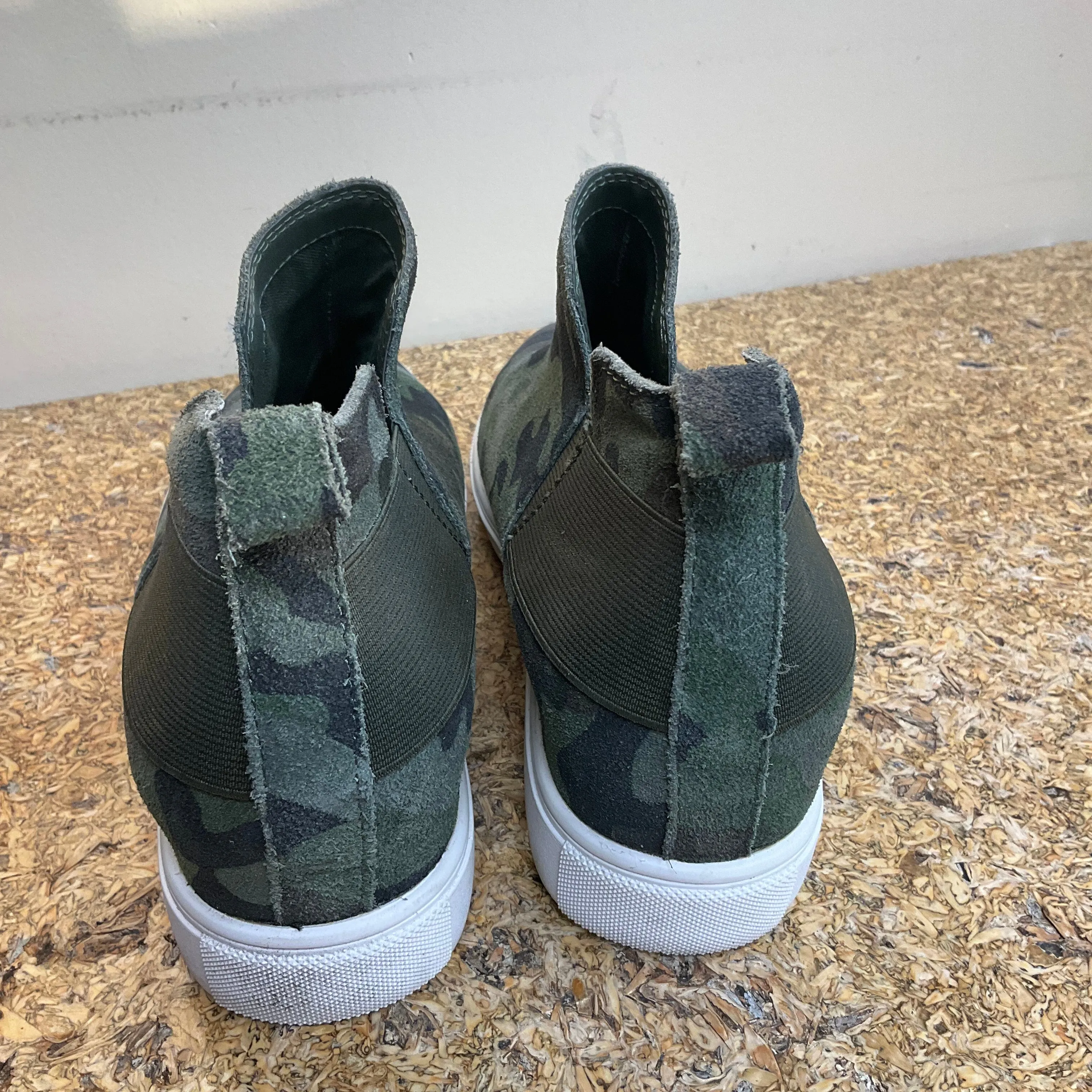 Shoes Heels Platform By Steve Madden In Camouflage Print, Size: 9.5 steve madden