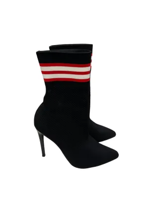 Shoes Heels Stiletto By Steve Madden In Black & Red, Size: 8.5 steve madden