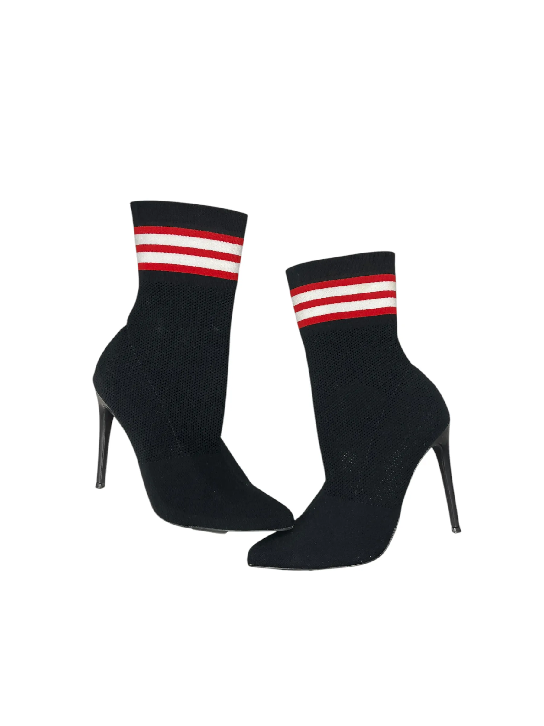 Shoes Heels Stiletto By Steve Madden In Black & Red, Size: 8.5 steve madden