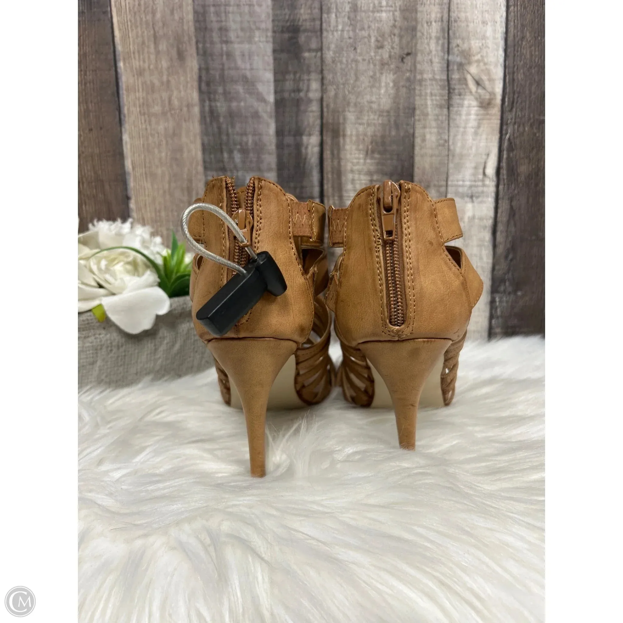 Shoes Heels Stiletto By Steve Madden In Tan, Size: 7 steve madden
