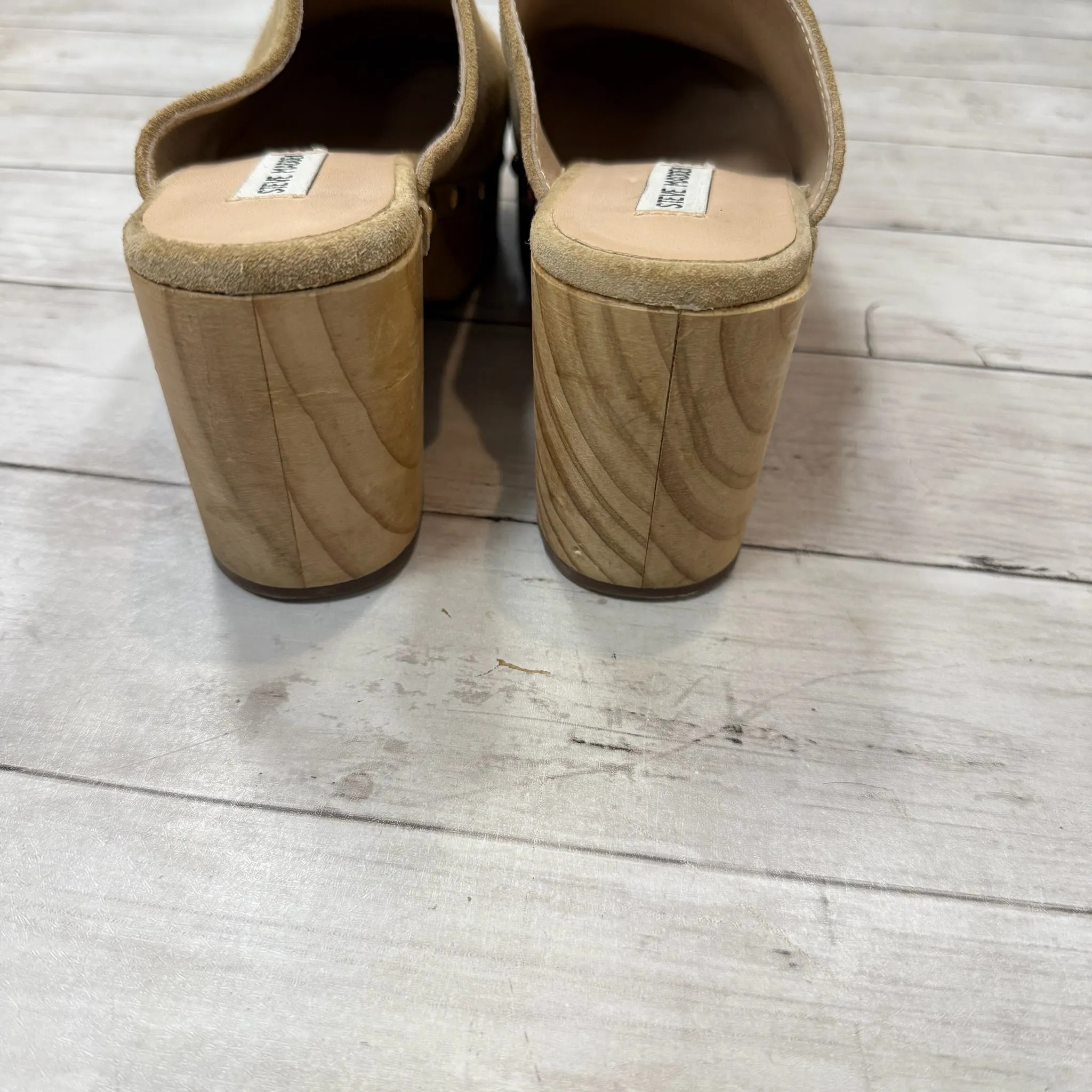 Shoes Heels Stiletto By Steve Madden In Tan, Size: 8.5 steve madden