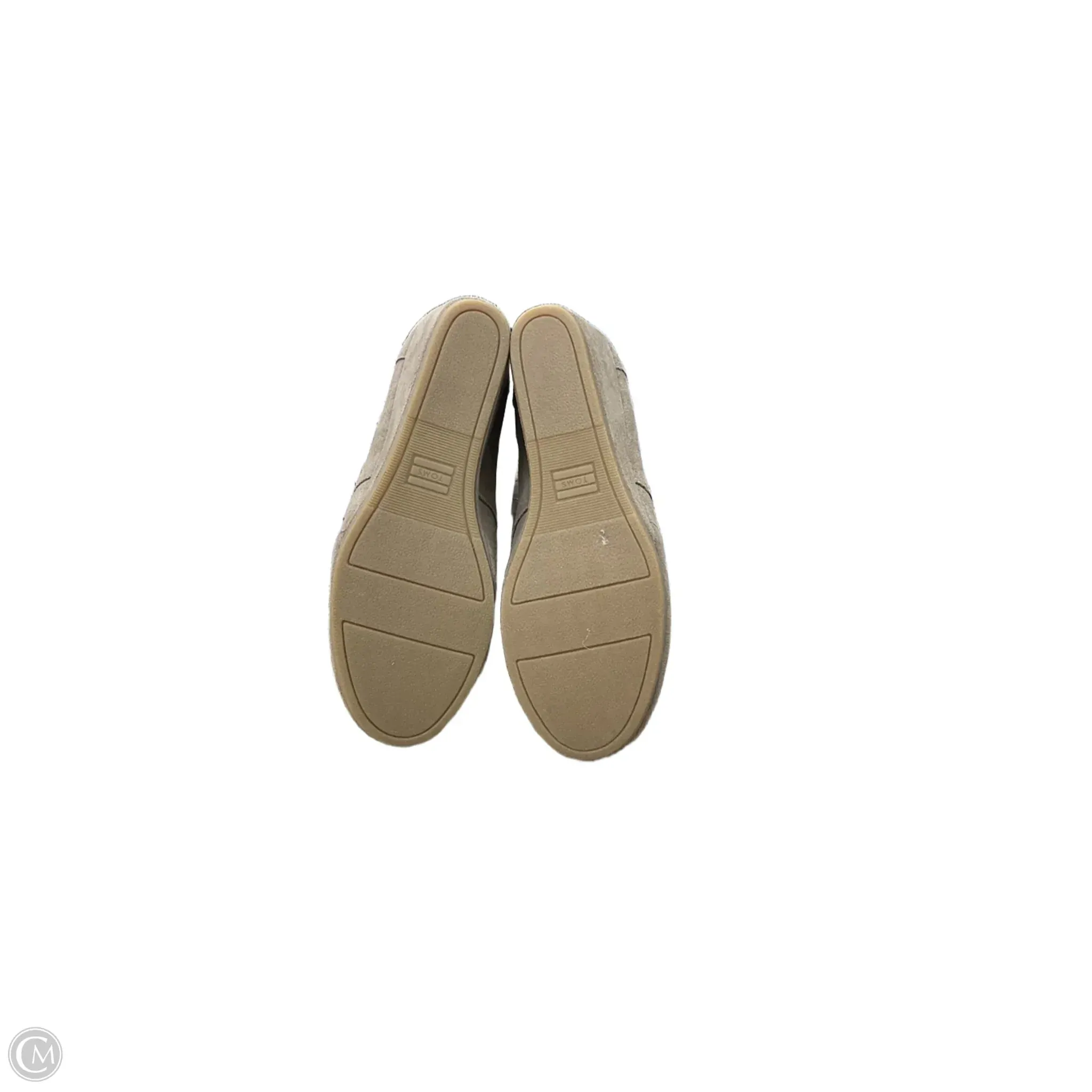 Shoes Heels Wedge By Toms In Beige, Size: 8.5 toms