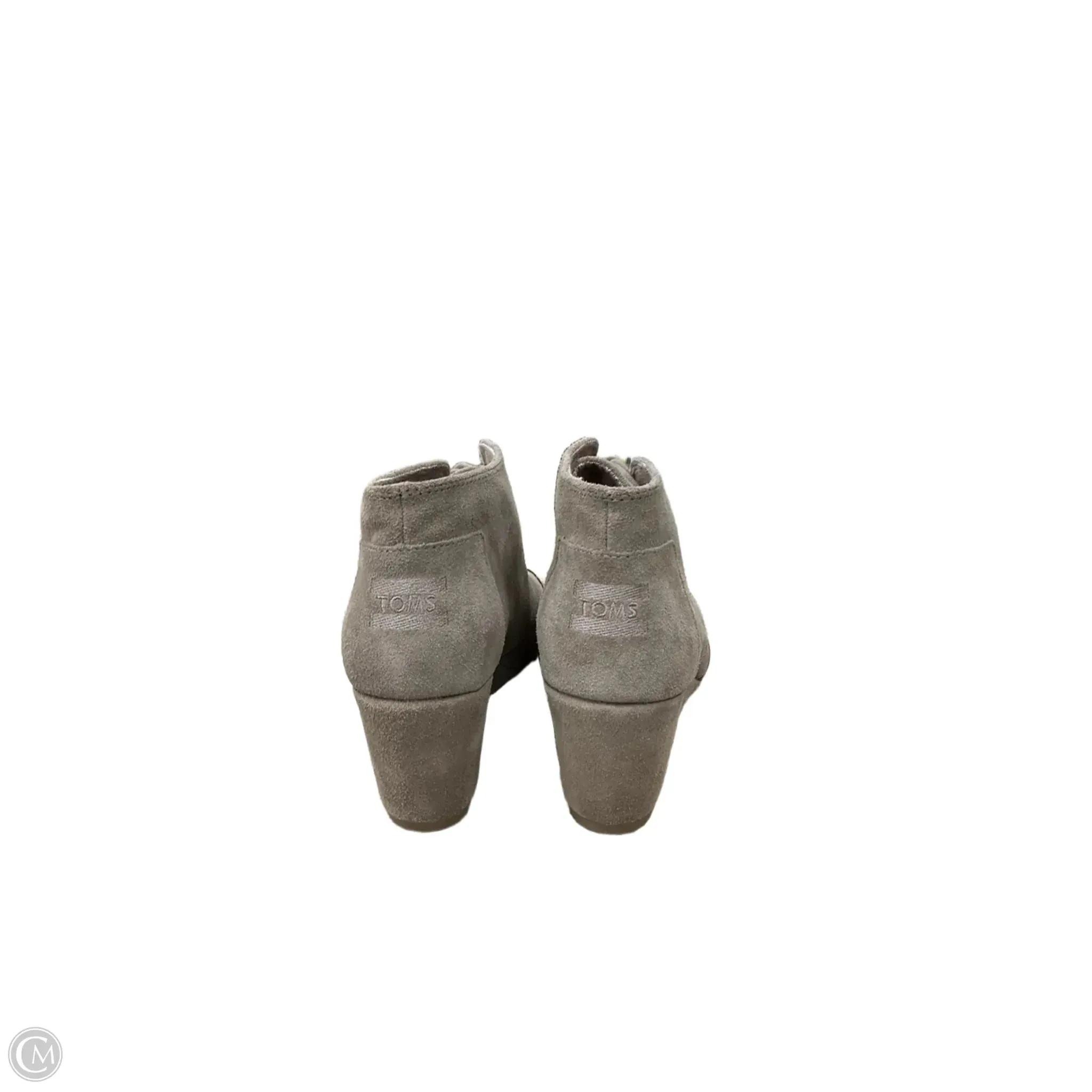 Shoes Heels Wedge By Toms In Beige, Size: 8.5 toms