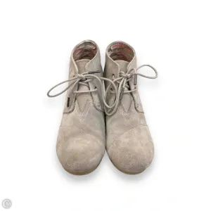 Shoes Heels Wedge By Toms In Brown, Size: 10 toms
