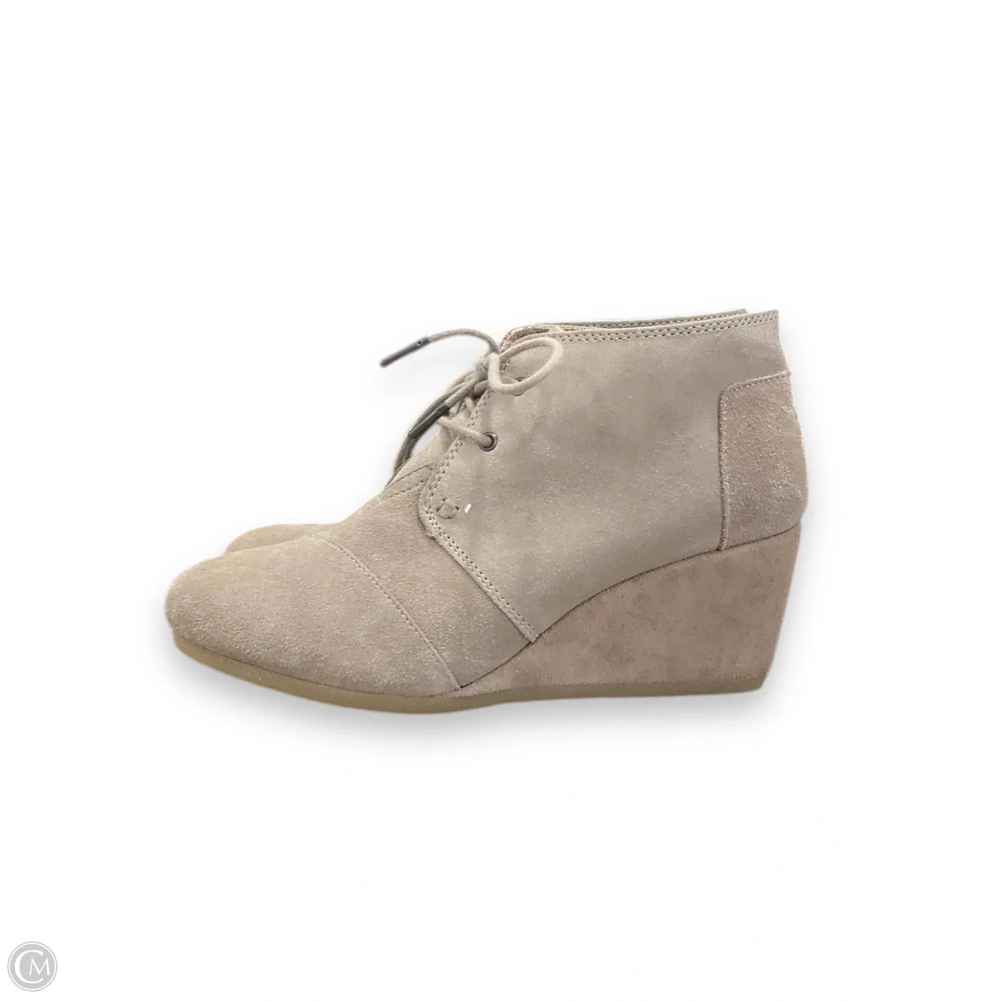 Shoes Heels Wedge By Toms In Brown, Size: 10 toms