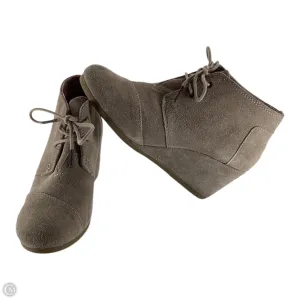 Shoes Heels Wedge By Toms In Tan, Size: 8 toms