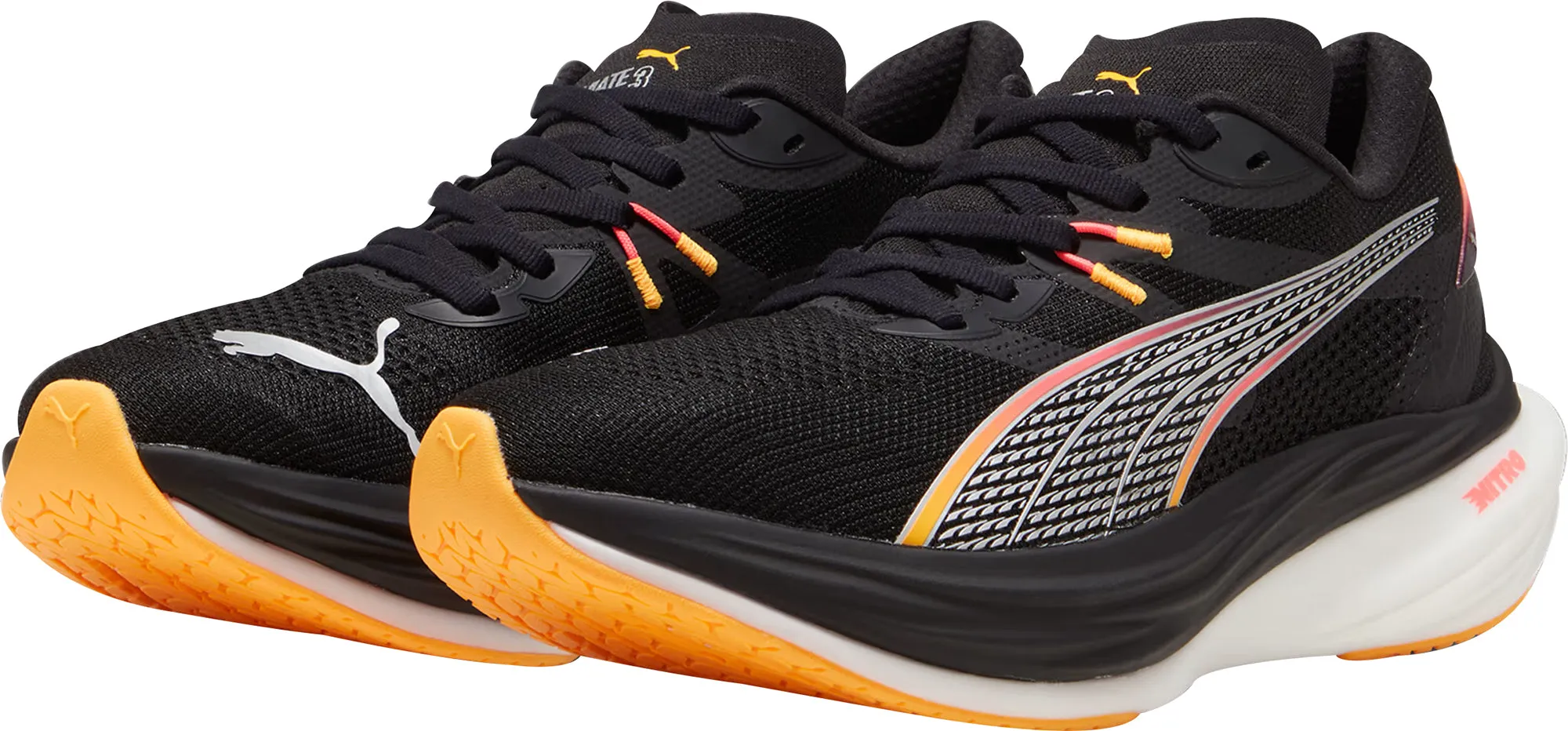 Shoes Puma Puma Deviate Nitro 3 Mens Running Shoes - Black