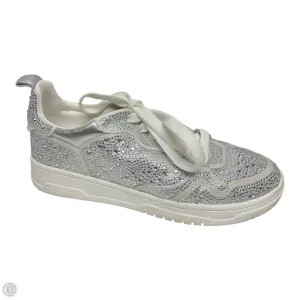 Shoes Sneakers By Steve Madden In Silver, Size: 8 steve madden