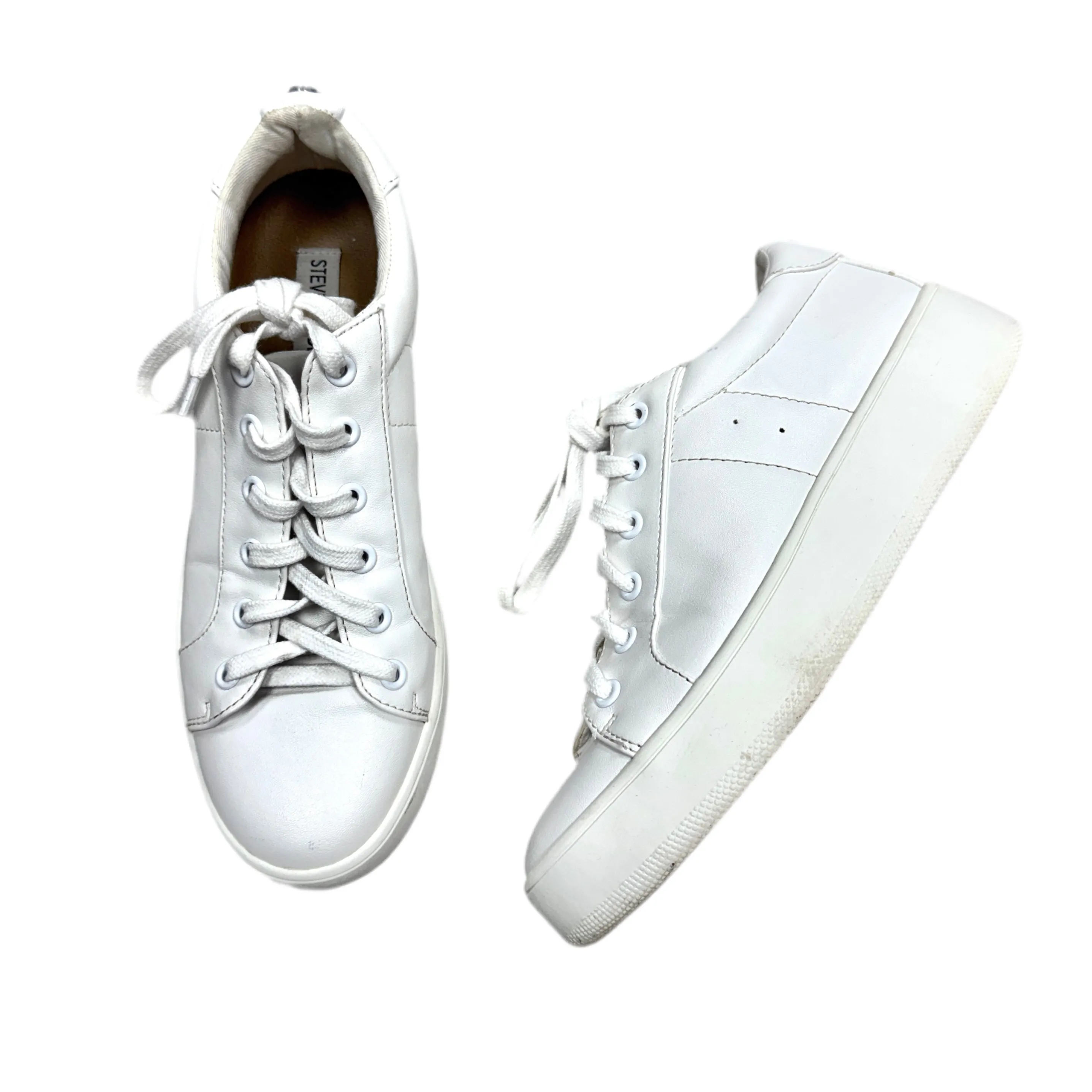 Shoes Sneakers By Steve Madden In White, Size: 9 steve madden