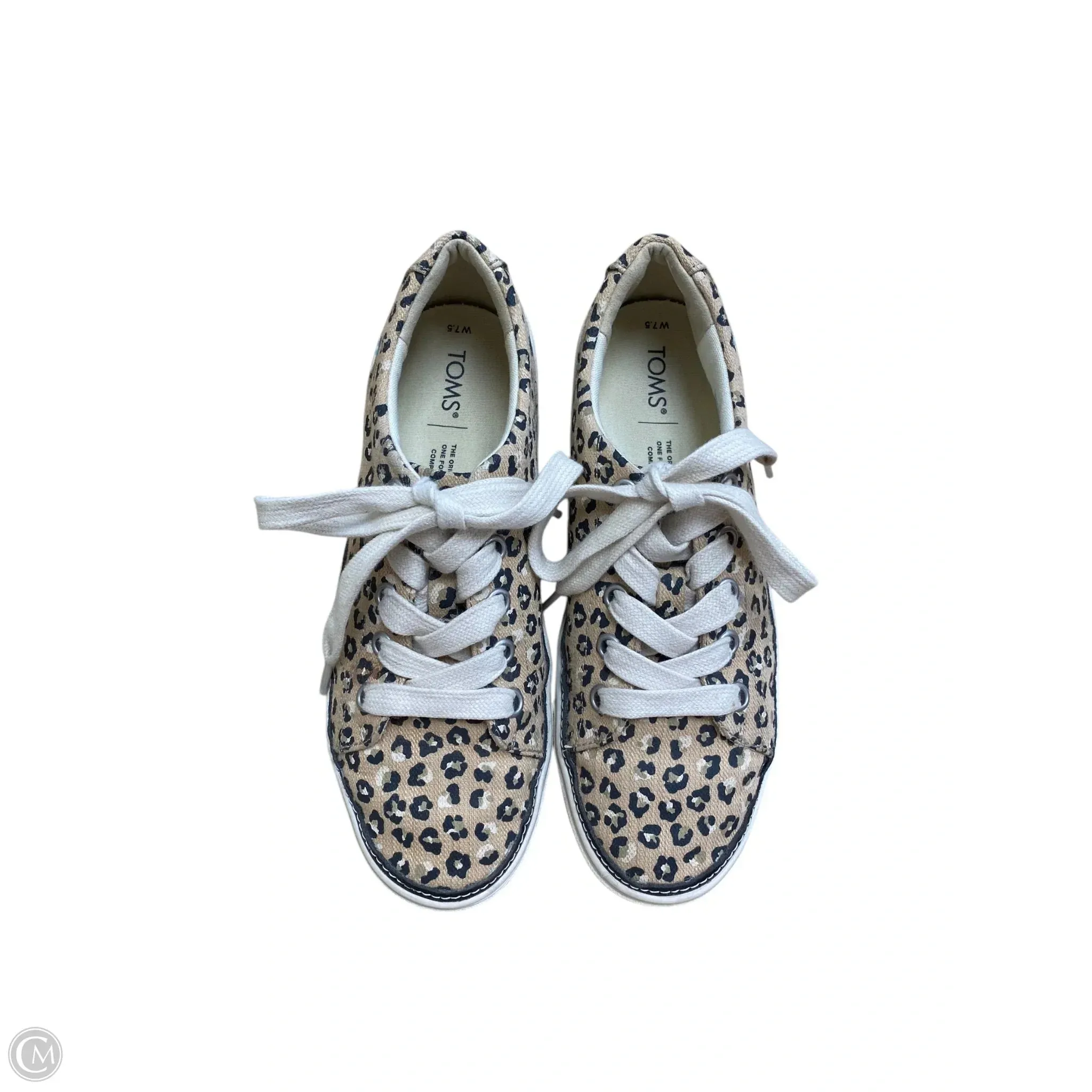 Shoes Sneakers By Toms In Animal Print, Size: 7.5 toms