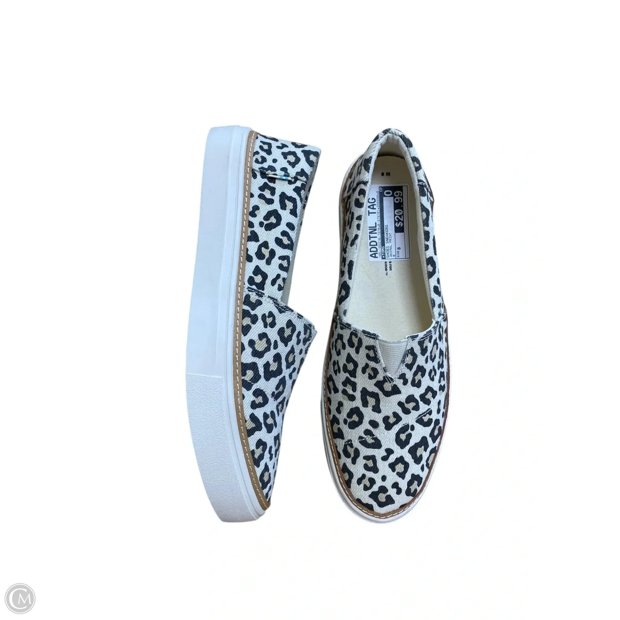Shoes Sneakers By Toms In Animal Print, Size: 8 toms