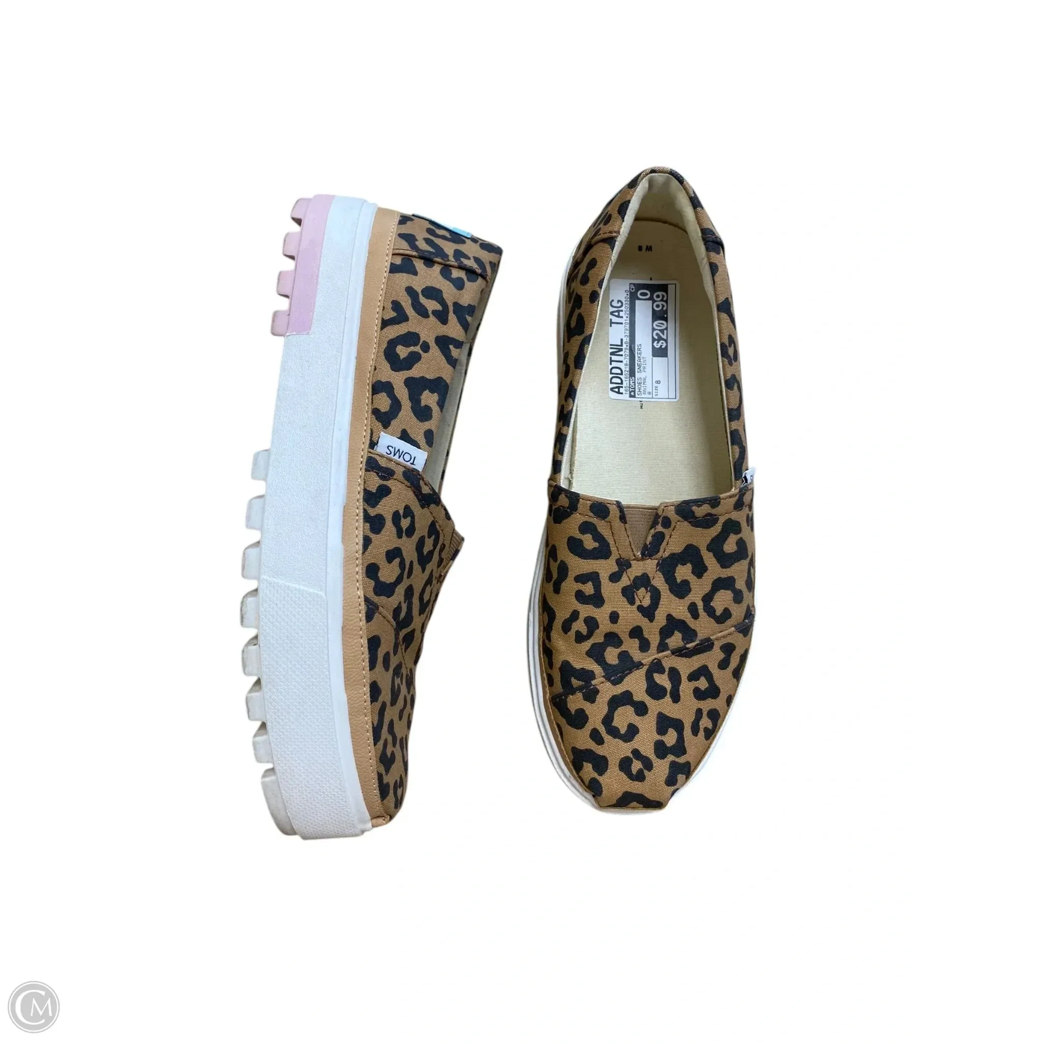 Shoes Sneakers By Toms In Animal Print, Size: 8 toms