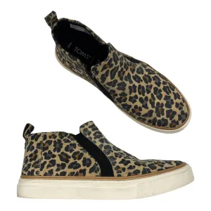Shoes Sneakers By Toms In Animal Print, Size:6.5 toms