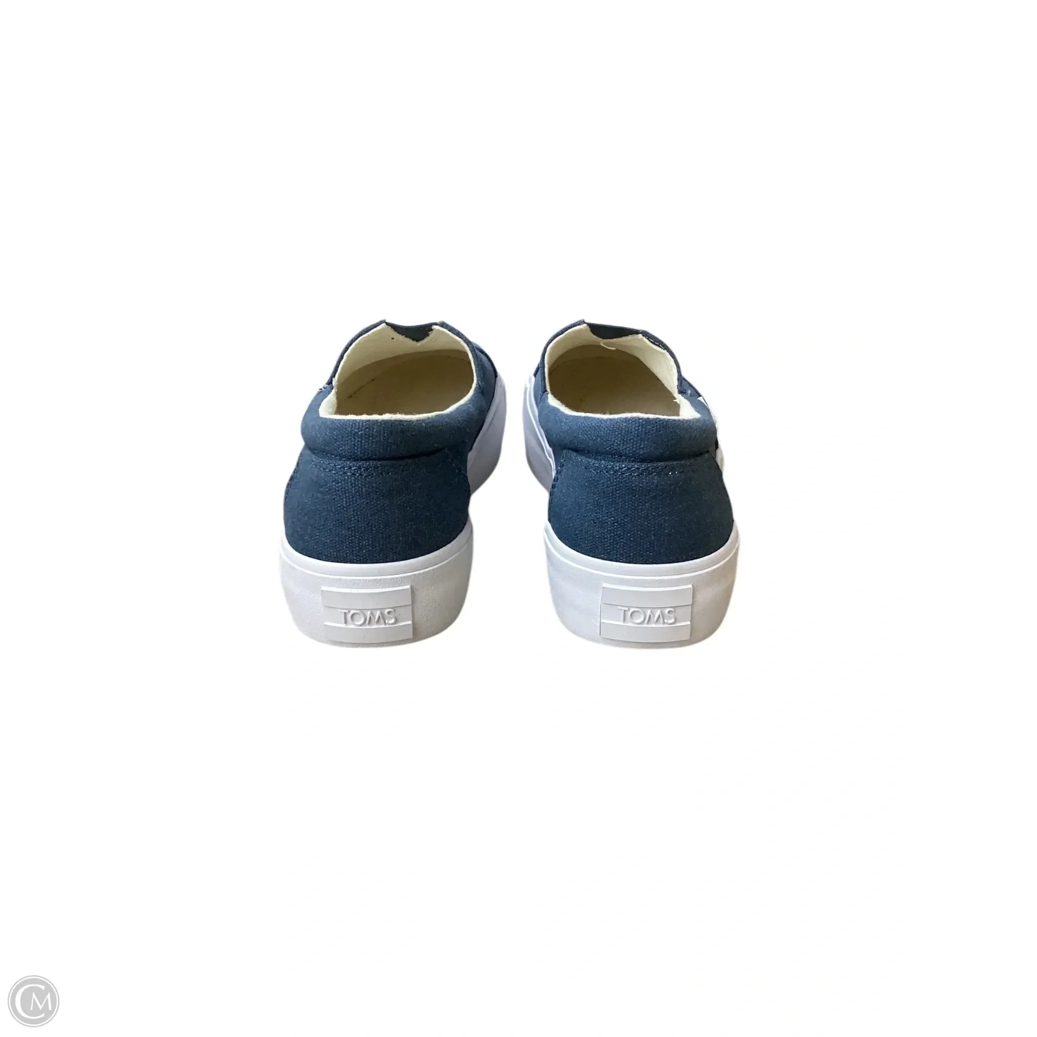 Shoes Sneakers By Toms In Blue & White, Size: 8.5 toms