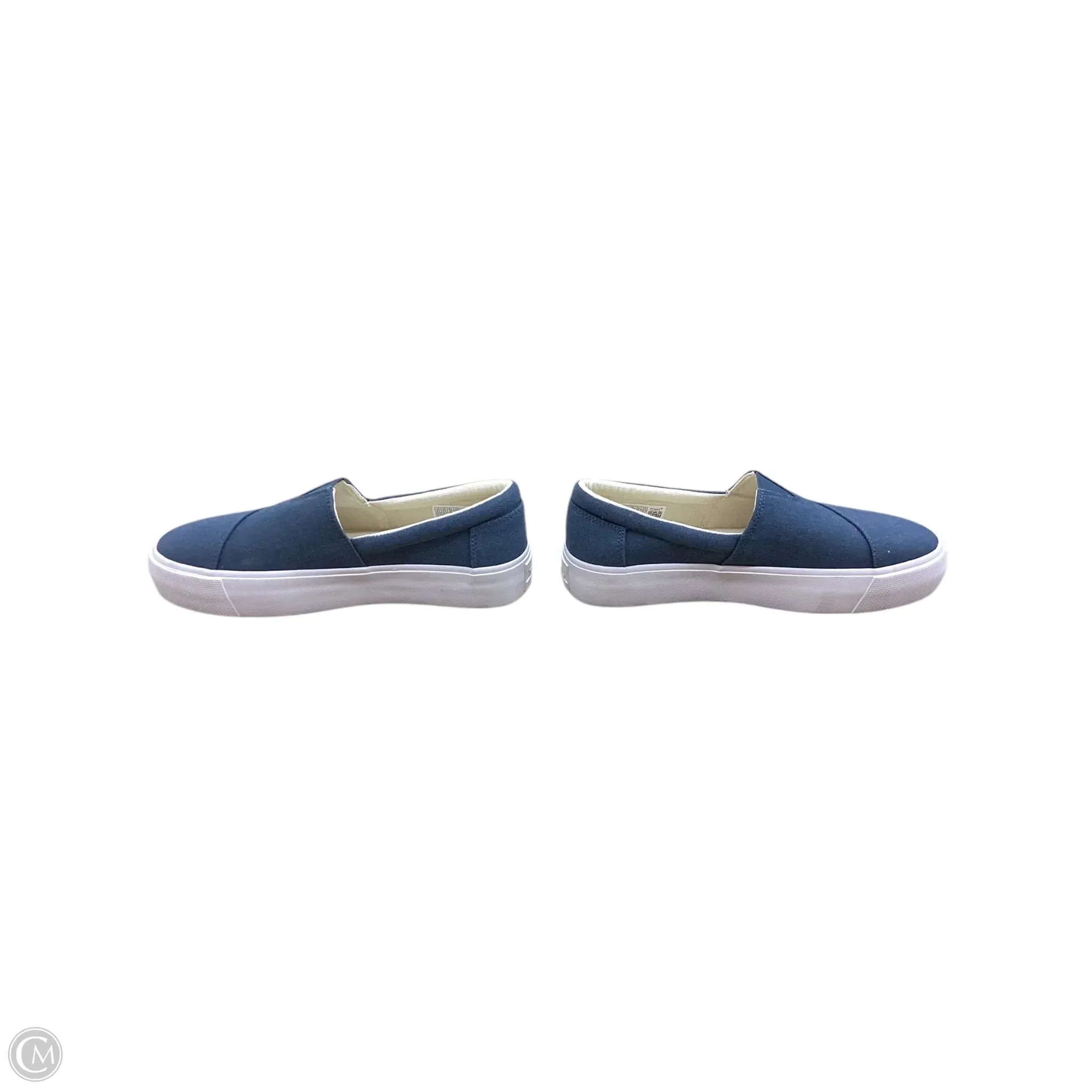 Shoes Sneakers By Toms In Blue & White, Size: 8.5 toms