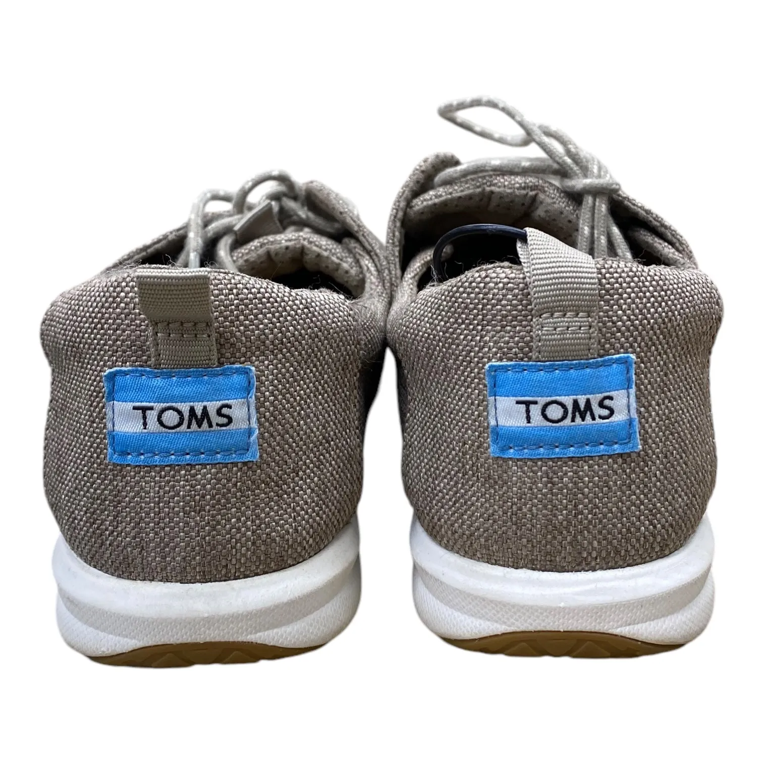 Shoes Sneakers By Toms In Brown & White, Size: 8.5 toms