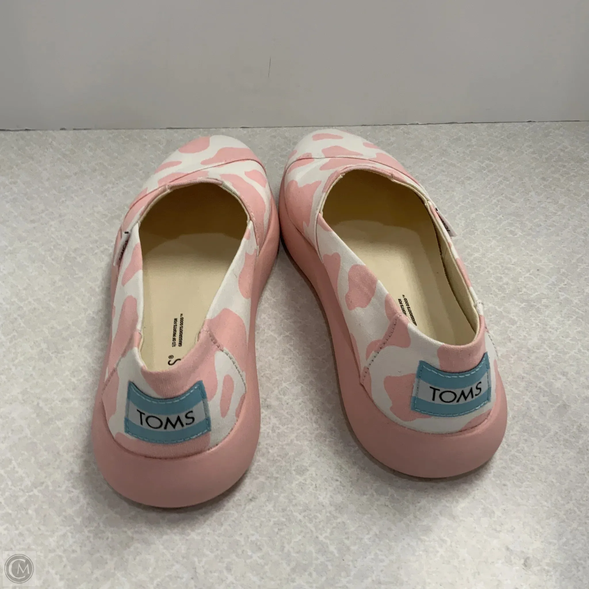 Shoes Sneakers By Toms In Pink, Size: 8.5 toms