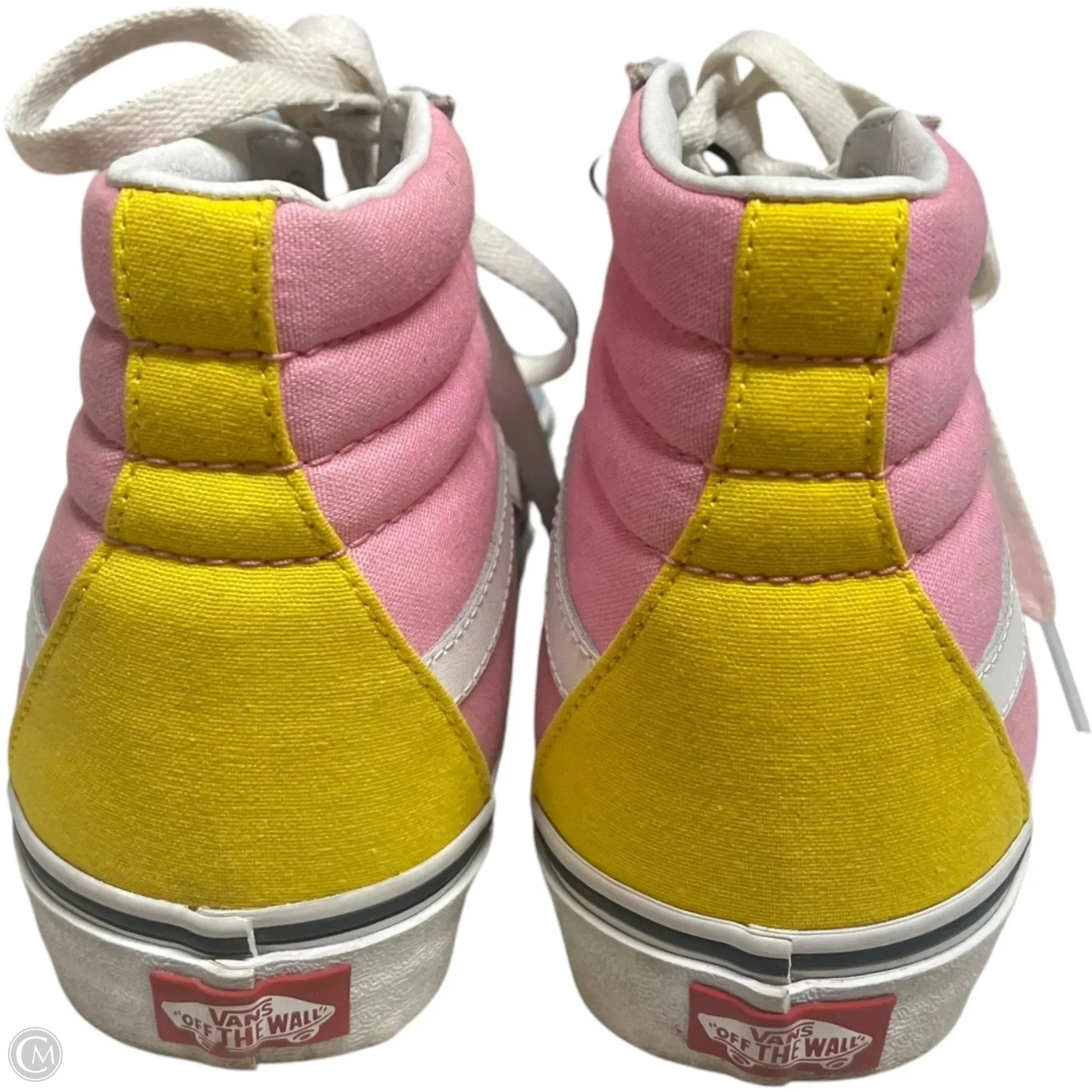 Shoes Sneakers By Vans In Blue & Pink, Size: 8.5