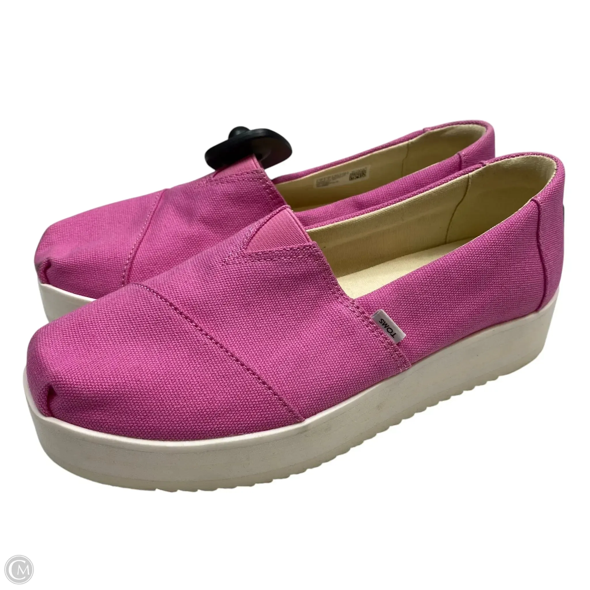 Shoes Sneakers Platform By Toms In Pink, Size: 7 toms