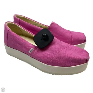 Shoes Sneakers Platform By Toms In Pink, Size: 7 toms