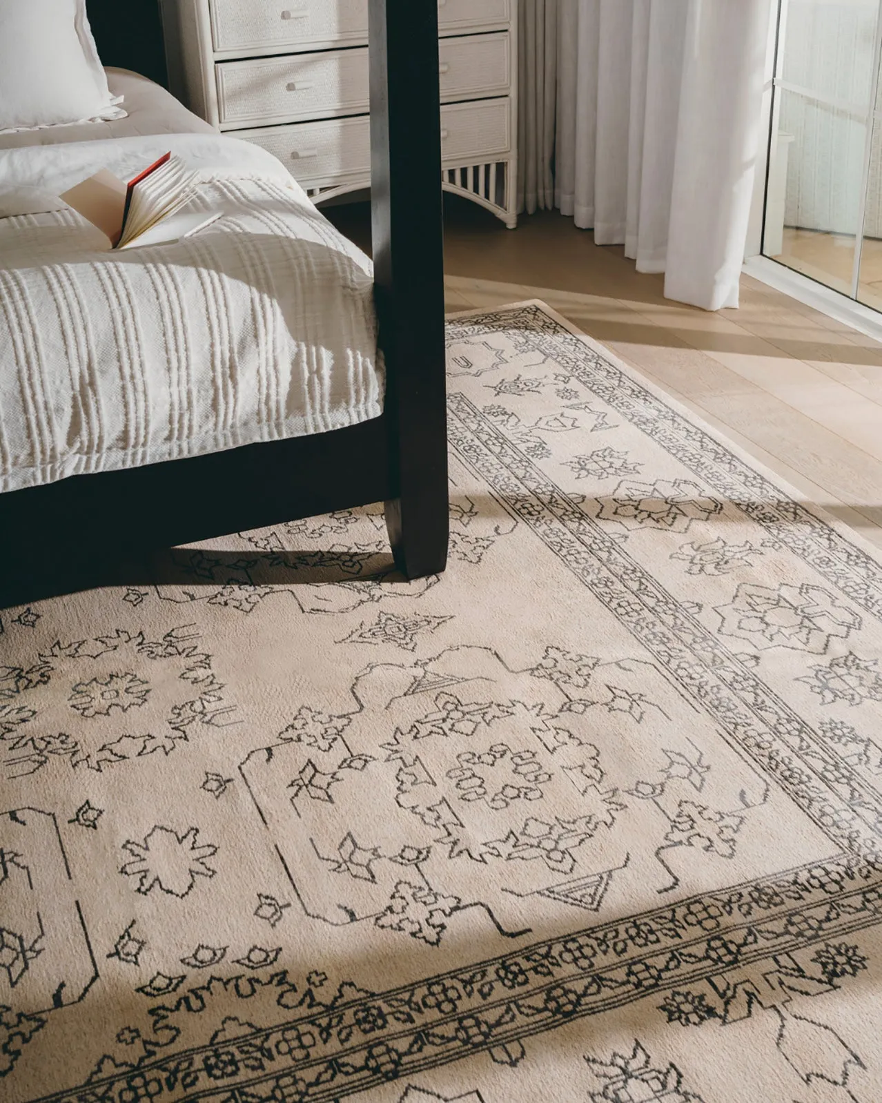 Sienna Beige and Black Scandi Pattern Rug *NO RETURNS UNLESS FAULTY