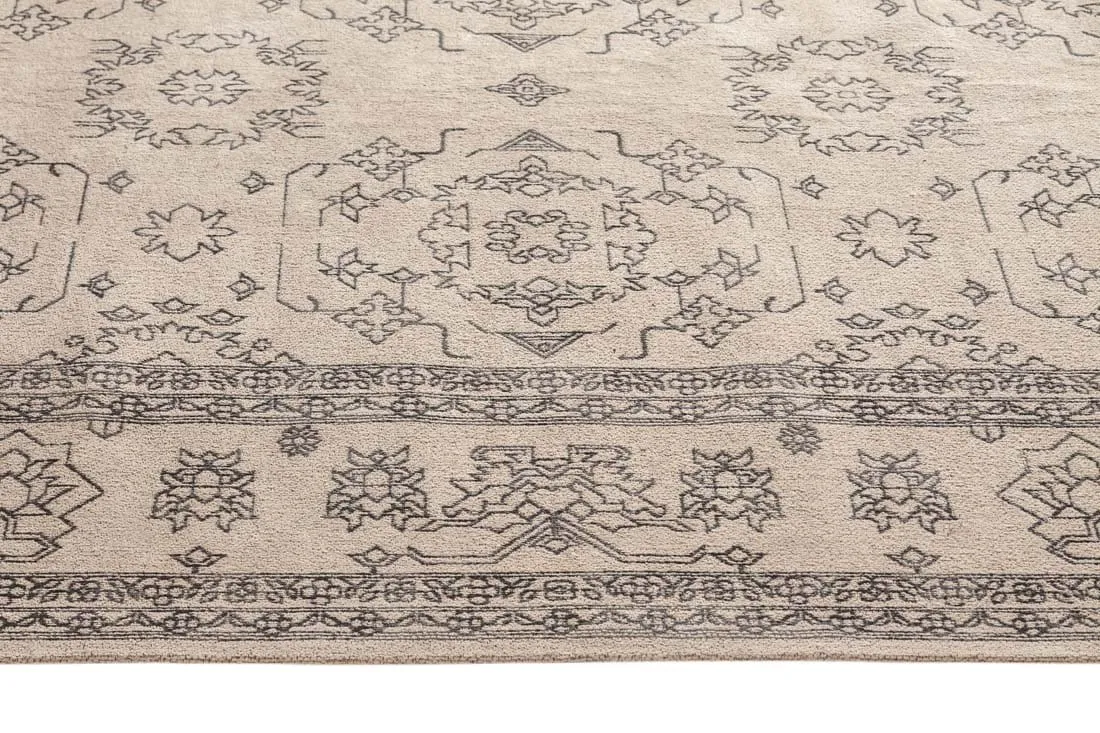Sienna Beige and Black Scandi Pattern Rug *NO RETURNS UNLESS FAULTY
