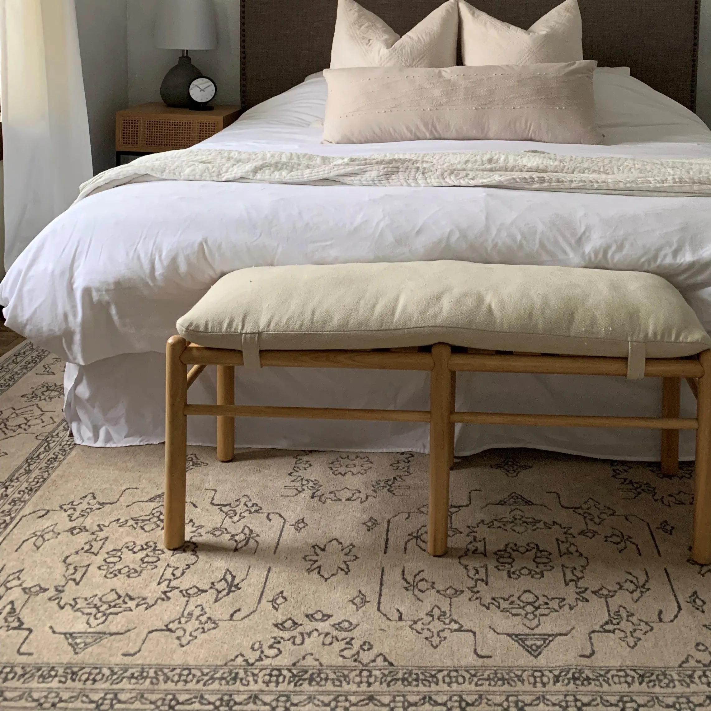 Sienna Beige and Black Scandi Pattern Rug *NO RETURNS UNLESS FAULTY