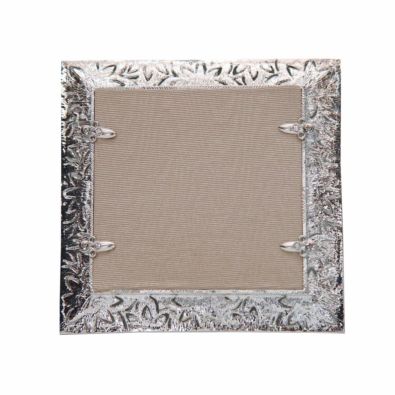 Silver Windsor On Easel Frame - 4" X 4"
