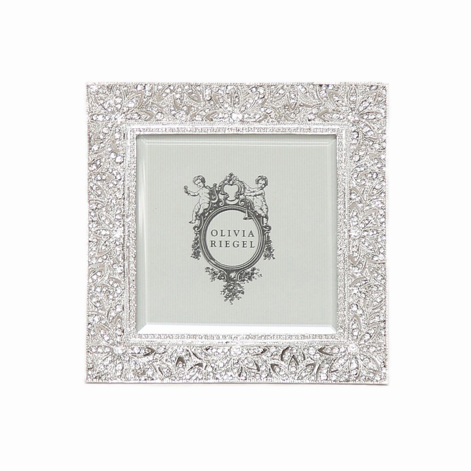 Silver Windsor On Easel Frame - 4" X 4"