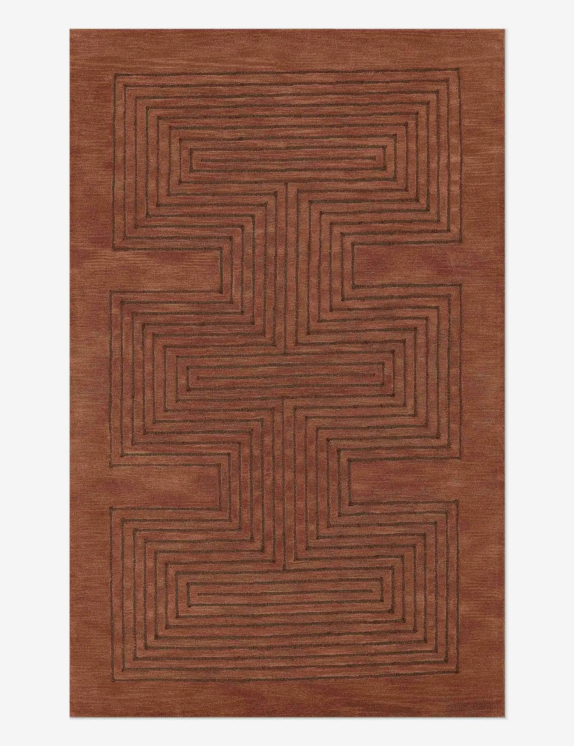 Simone Hand-Tufted Wool Rugmodern color block patchwork rug