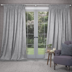 Sitara Embroidered Pencil Pleat Curtains Argentahome decor ,wall decor 