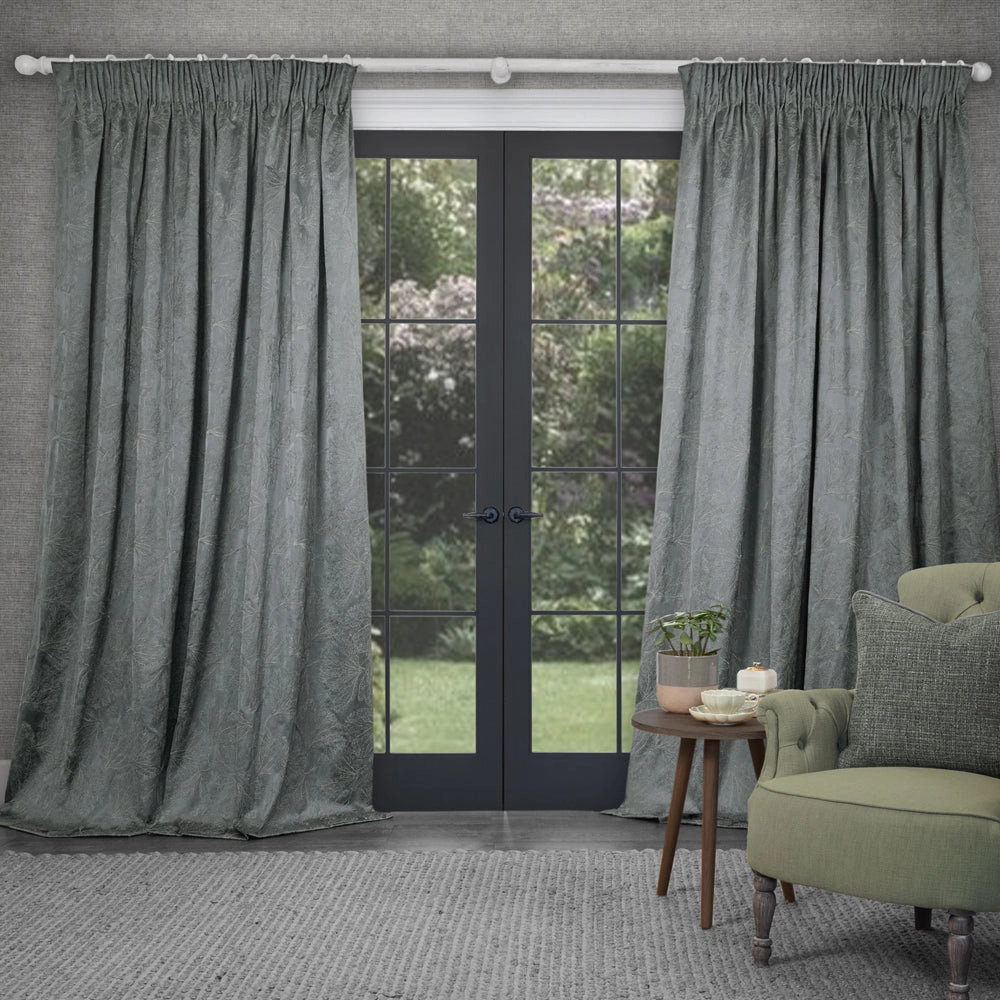 Sitara Embroidered Pencil Pleat Curtains Leadhome decor ,wall decor 