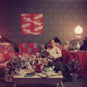 Slim Aarons ??Capote at Home?? Photographnordic style wall decor