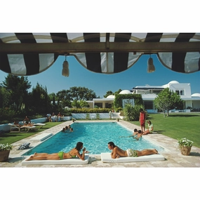 Slim Aarons ??Poolside in Sotogrande?? Photographnordic style wall decor